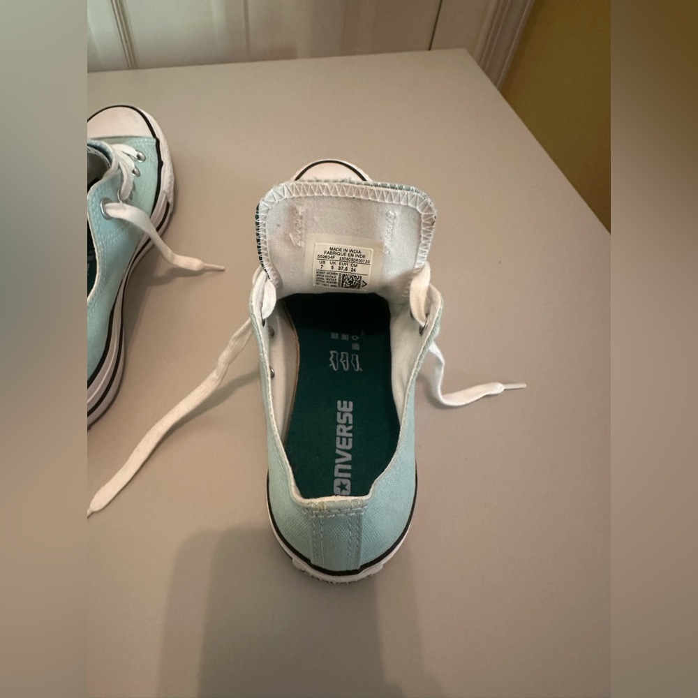 Tiffany Blue Converse - Picture 10 of 12